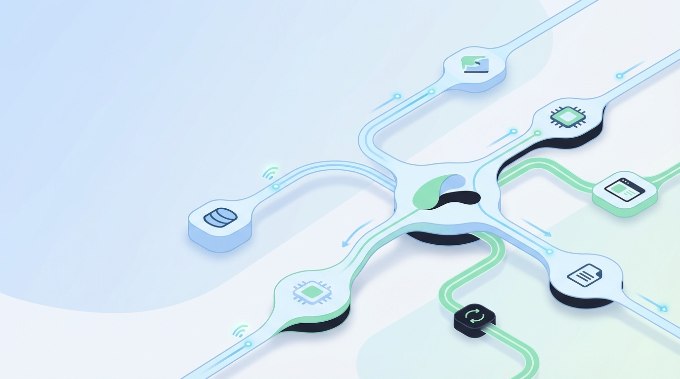 AI Tool Orchestration: Handoff Patterns for Multi‑Tool Content Workflows - Oleno professional guide illustration