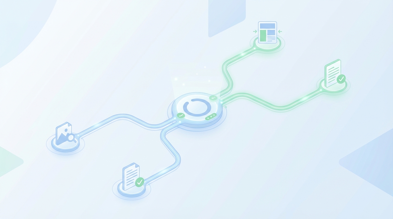 Automated Visual + Copy Quality Checks: Enforce Brand Consistency - Oleno professional guide illustration