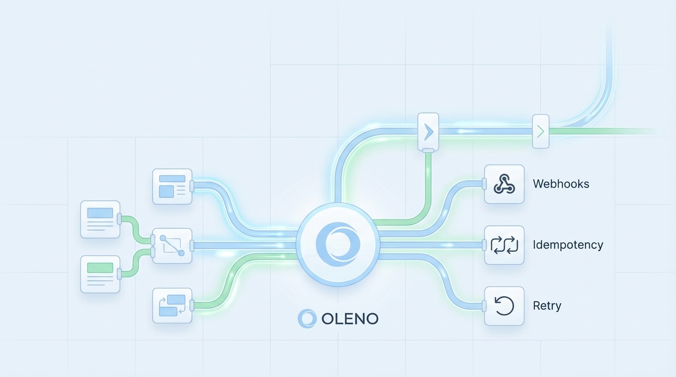 CMS‑Agnostic Editorial Orchestration: Webhooks, Idempotency, Retry - Oleno professional guide illustration