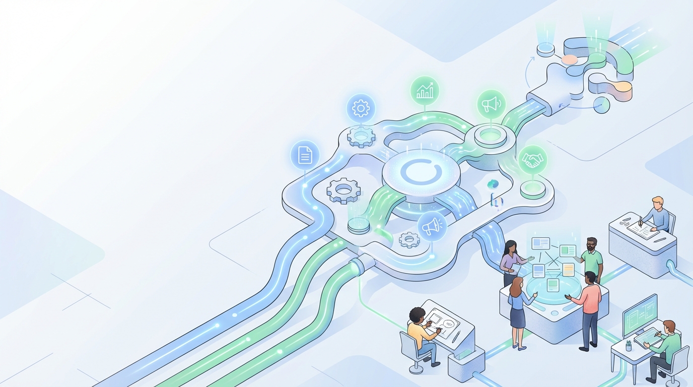 Content for Buyer Enablement: What You Need to Know - Oleno professional guide illustration