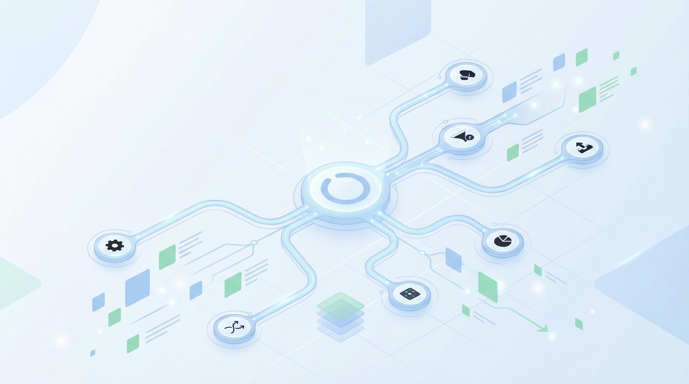 Contrarian: stop treating content as output — treat execution as a category and watch compounding happen - Oleno professional guide illustration