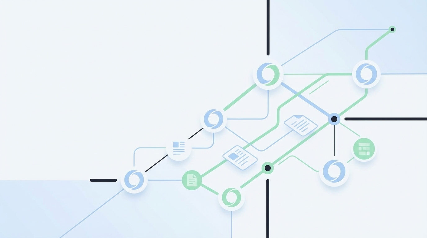 Deterministic Content Systems: Map-to-Publish Playbook - Oleno professional guide illustration