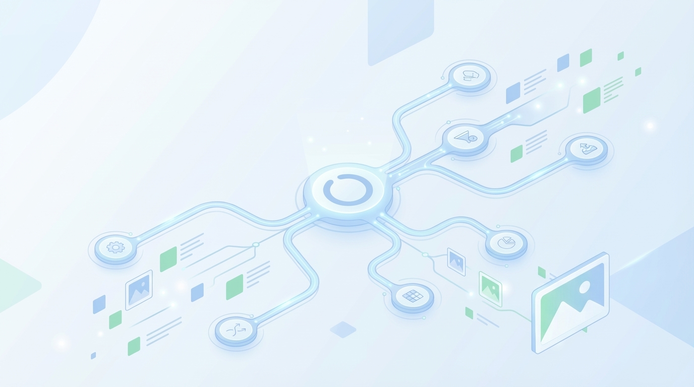 Deterministic Visual Pipeline: Ship Brand-Consistent Images - Oleno professional guide illustration