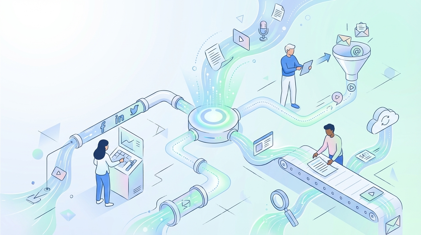 Effective Content Distribution Strategies for Maximum Reach - Oleno professional guide illustration