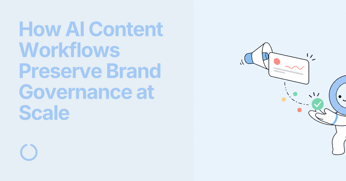 How AI Content Workflows Preserve Brand Governance at Scale - Oleno professional guide illustration