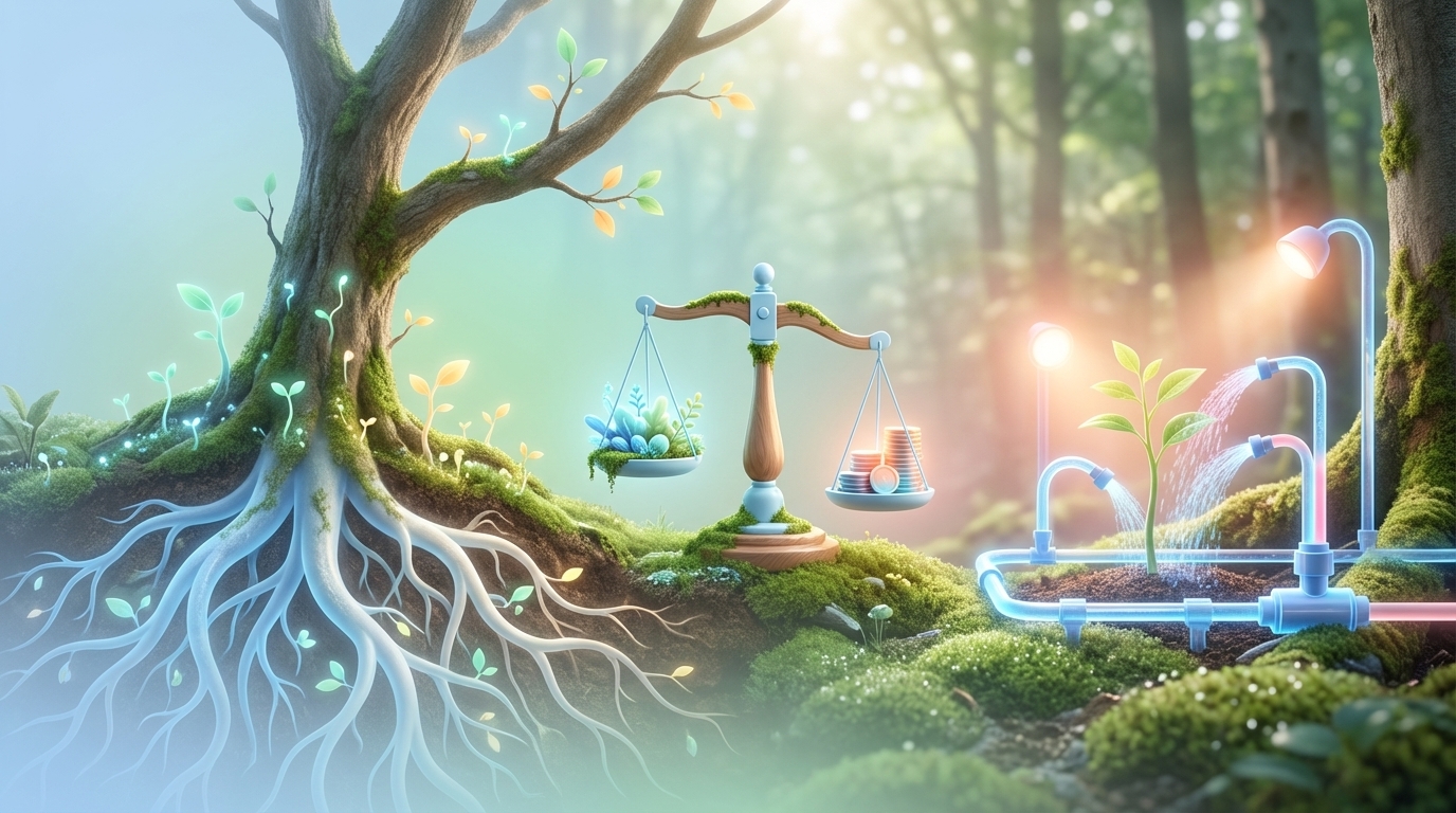 Oleno or Paid Ads First: Choosing Between PPC and Organic in 2026 - Oleno professional guide illustration