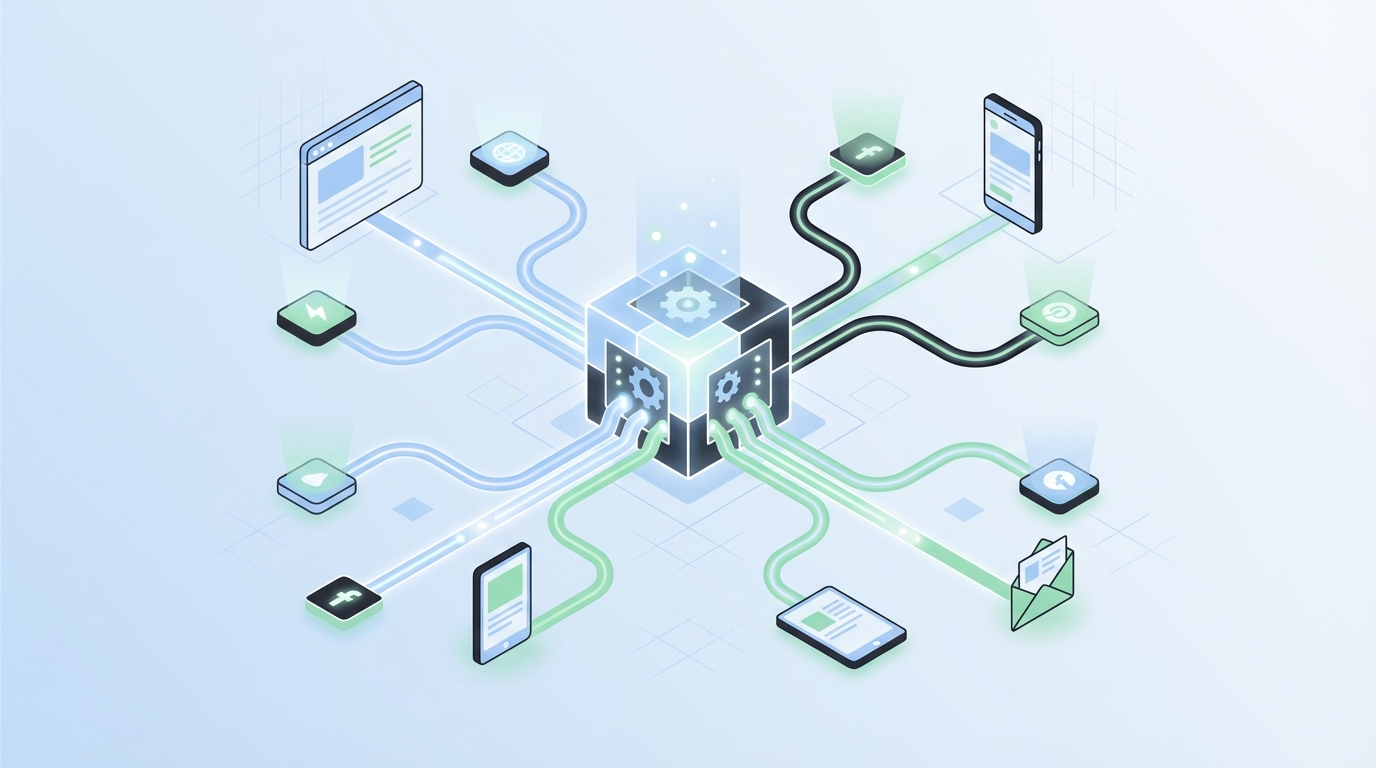 Microcontent Library: Single‑Source Blocks That Compile for Every Channel - Oleno professional guide illustration