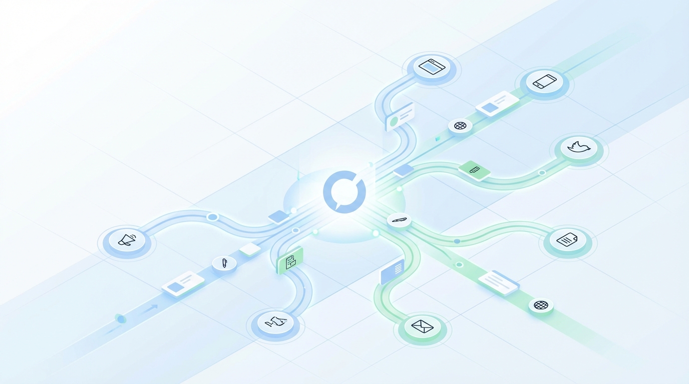 Multichannel Content Governance: Enforce Voice & Claims Across Channels - Oleno professional guide illustration