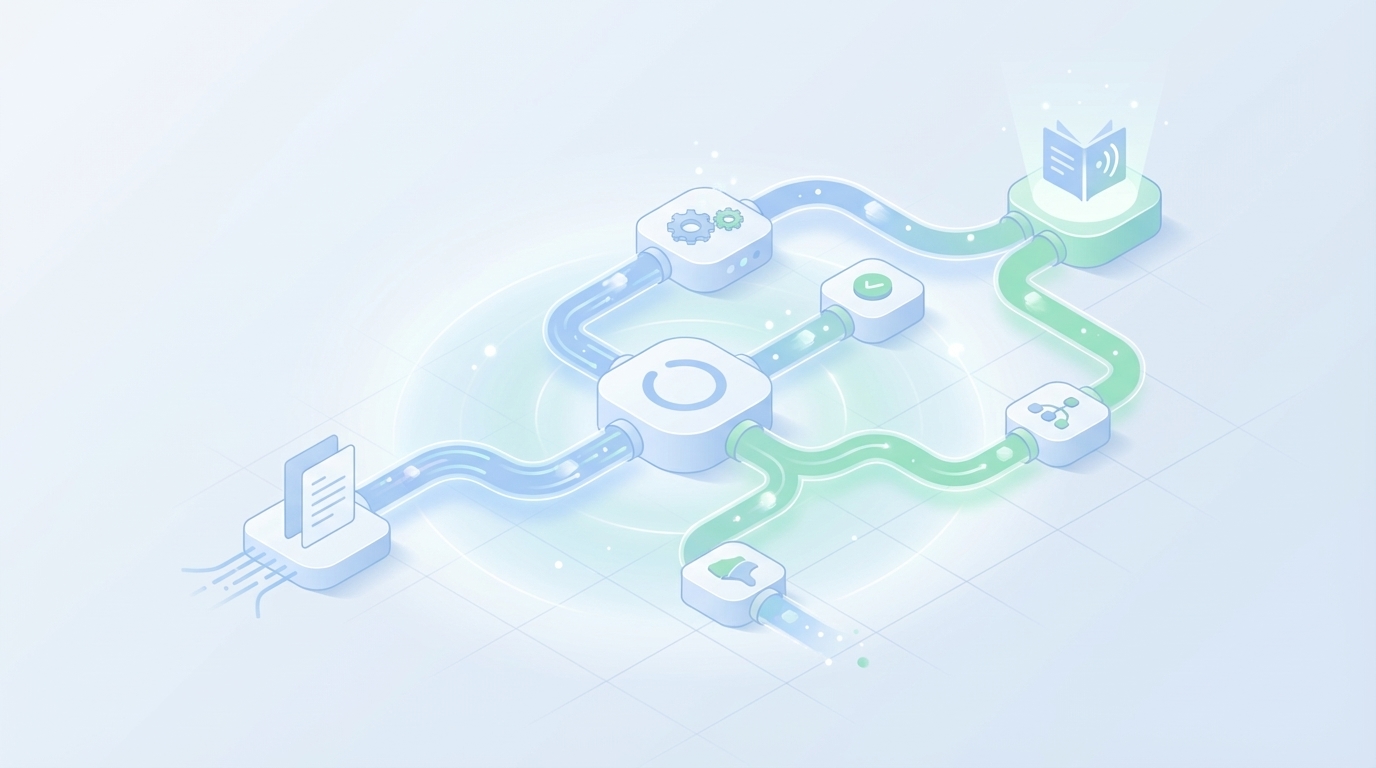 Orchestrated AI Content Pipelines: Build Draft-to-Publish Workflows - Oleno professional guide illustration