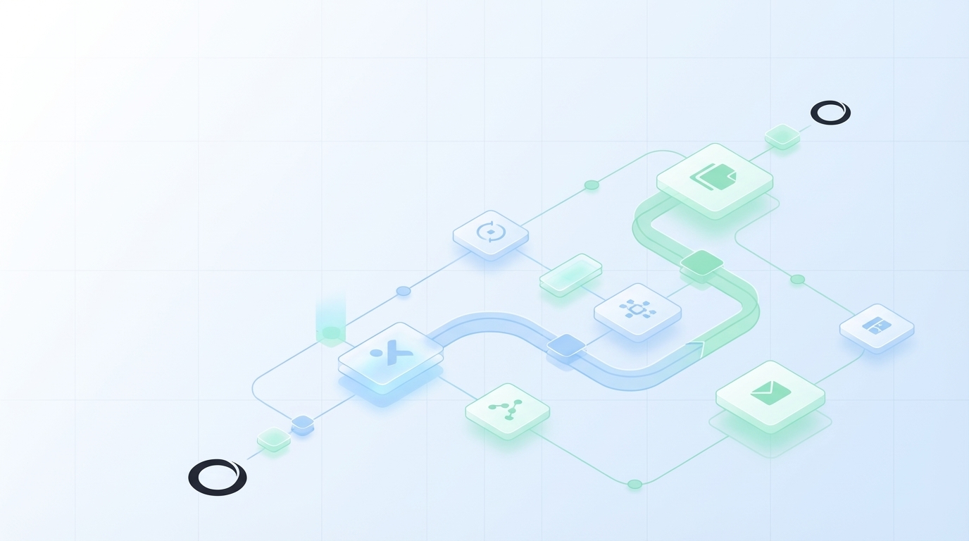 Orchestrated AI Content Pipelines: Publish-Ready Articles in 9 Steps - Oleno professional guide illustration