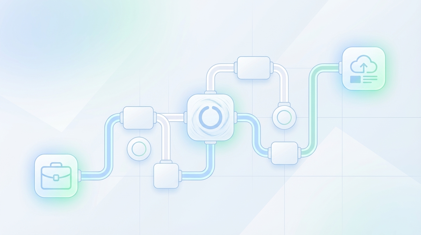 Orchestrating AI Content Pipelines: Brief to Publish Without Handoffs - Oleno professional guide illustration