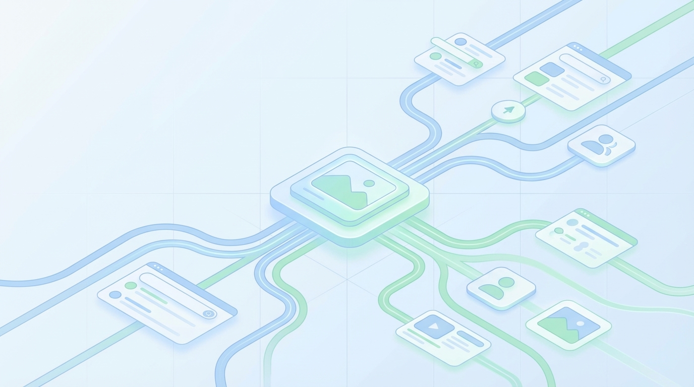 SEO-Friendly Visuals: Boost Organic Reach with Image-First Sections - Oleno professional guide illustration