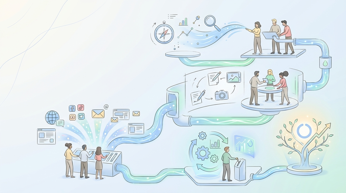 The 5-Layer Execution Stack for Demand Gen - Oleno professional guide illustration