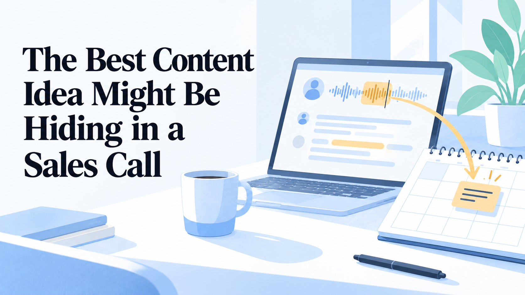 The Best Content Idea Might Be Hiding in a Sales Call - Featured Image