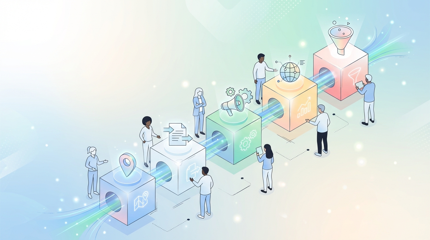 The Five Stages of GEO Ready Demand Gen Content Operations - Oleno professional guide illustration