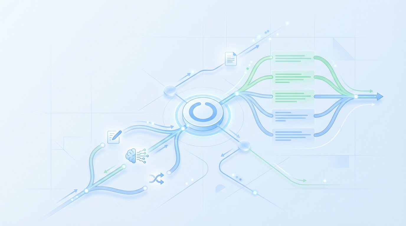 Version-Controlled AI Writing: Git Workflow for Editorial Teams - Oleno professional guide illustration