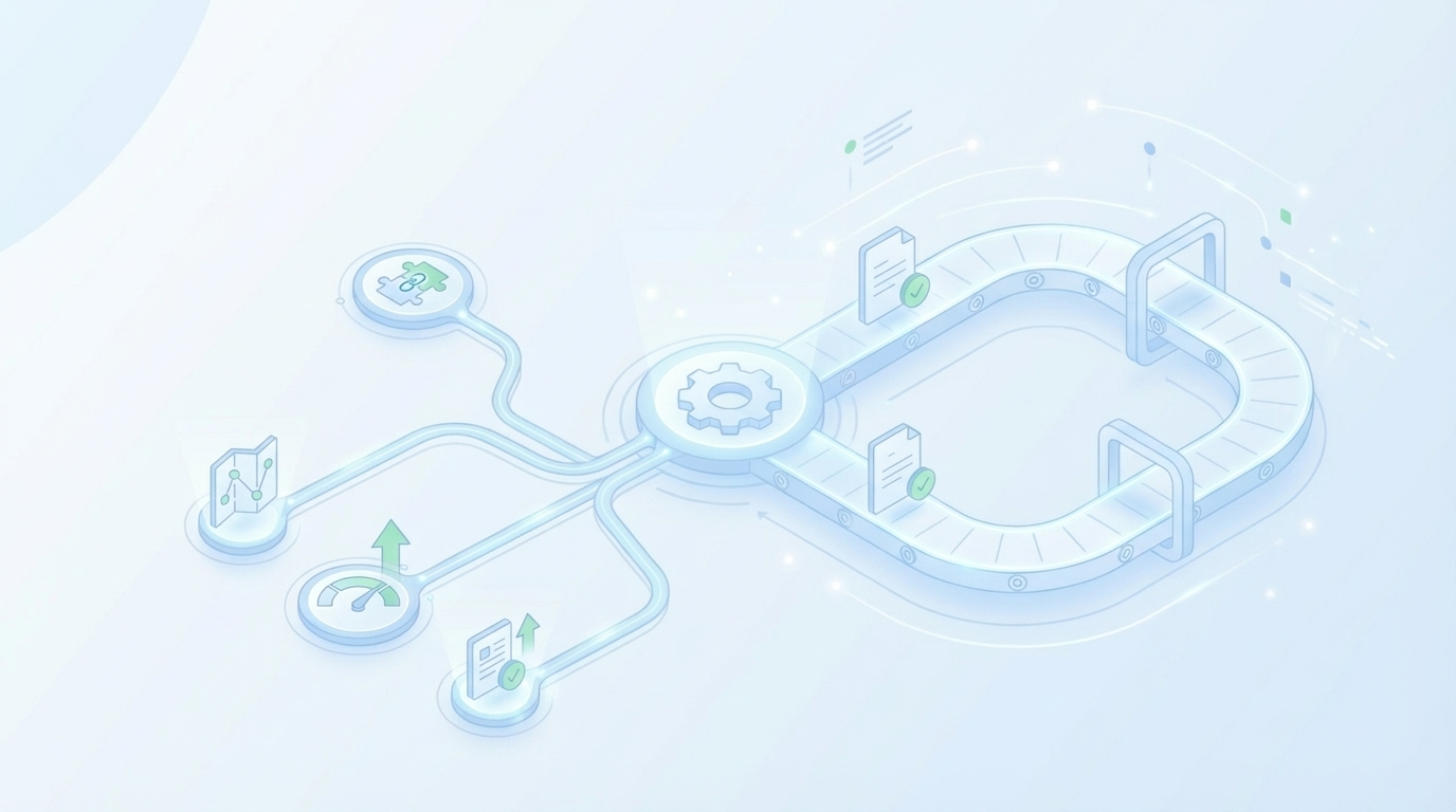 How Oleno Turns This Audit Into A Repeatable System concept illustration - Oleno