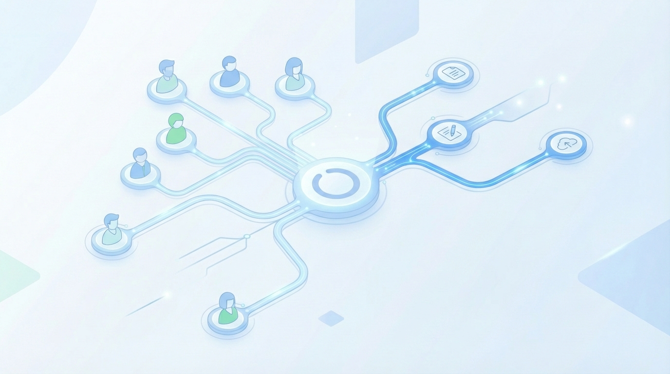 How Oleno Automates 9 Persona-Tailored Article Templates From Brief to Publish concept illustration - Oleno