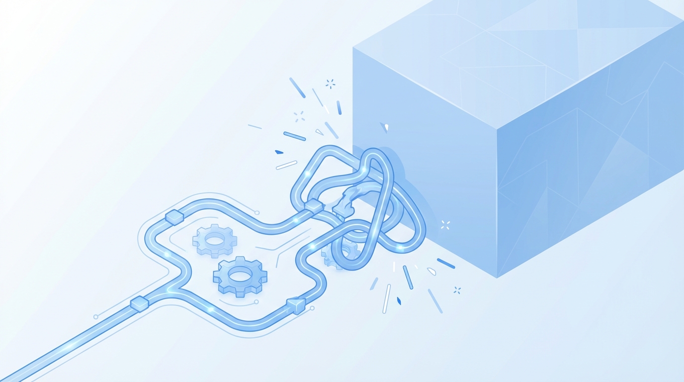 When Your Narrative Fights Reality, Everything Feels Hard concept illustration - Oleno