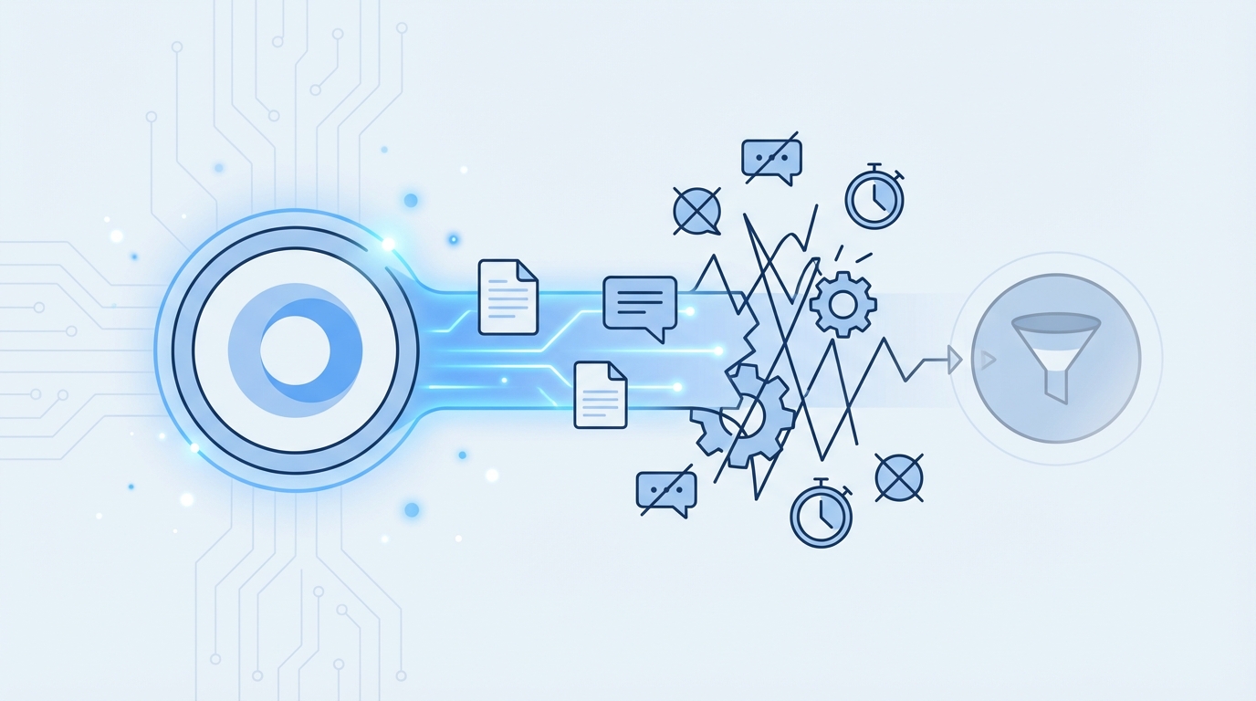 How It Feels When Content Lands Flat With Sales concept illustration - Oleno