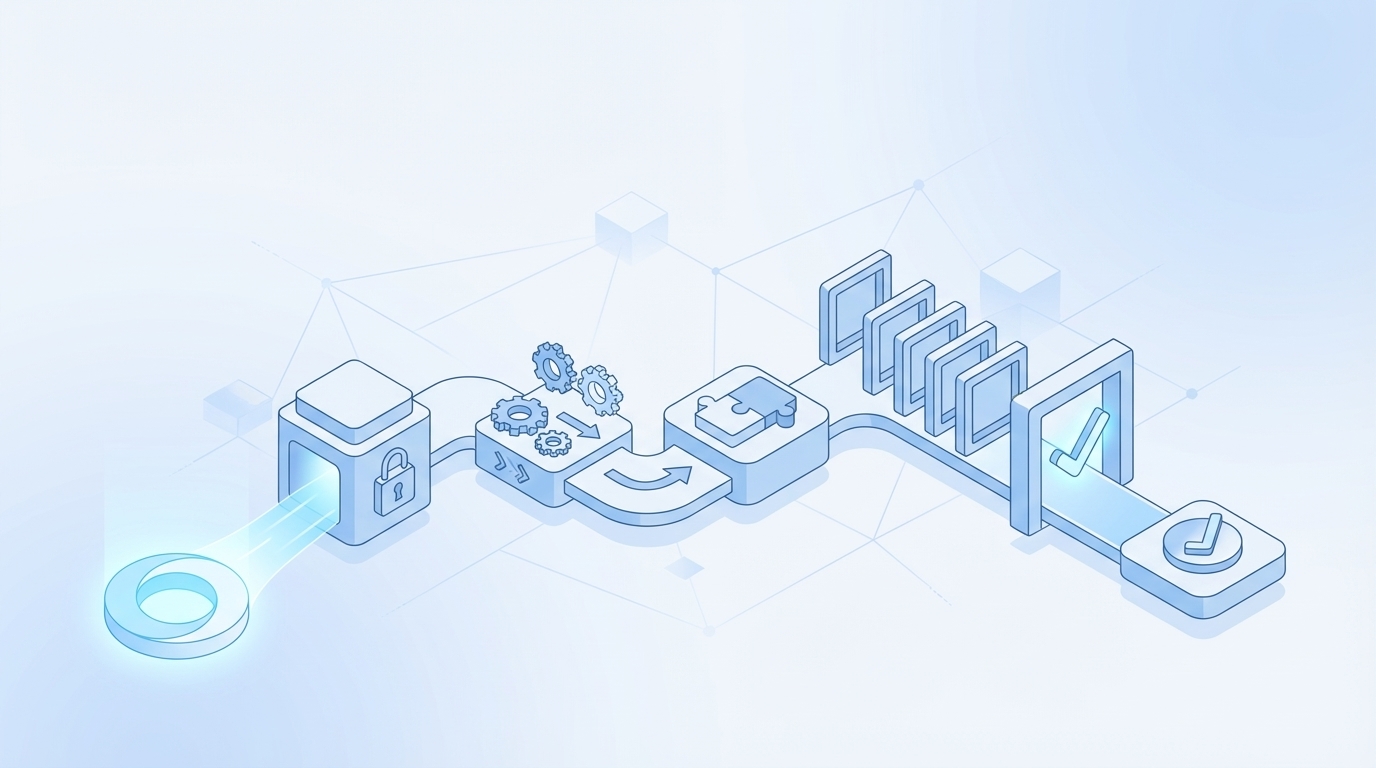 How Oleno Operationalizes This Image Pipeline End To End concept illustration - Oleno