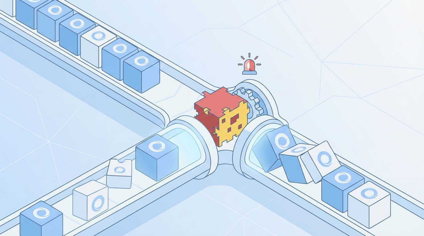 The Frustration Of Off-Brand Visuals When You Are Shipping Fast concept illustration - Oleno