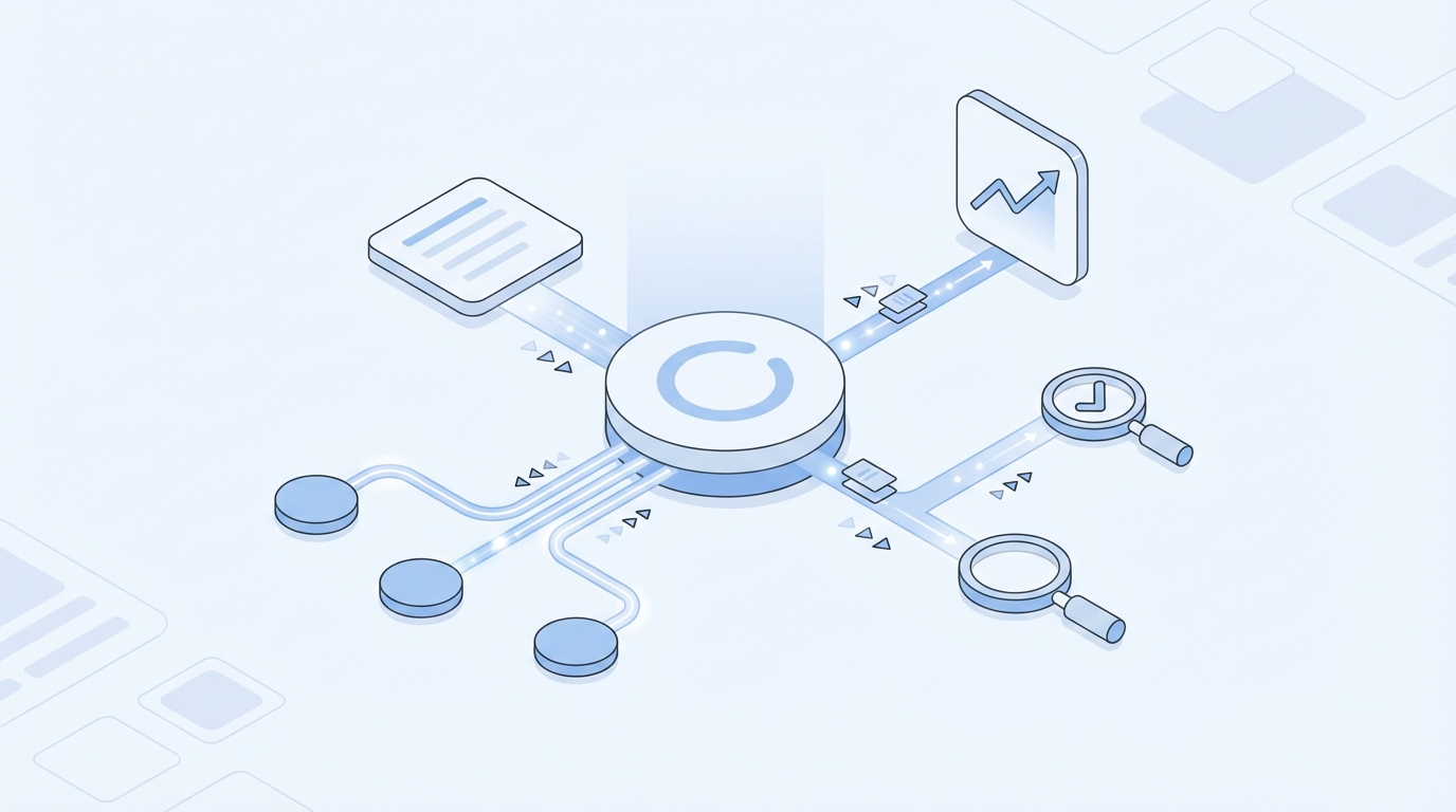 How To Prove Internal Linking Improvements Fast concept illustration - Oleno