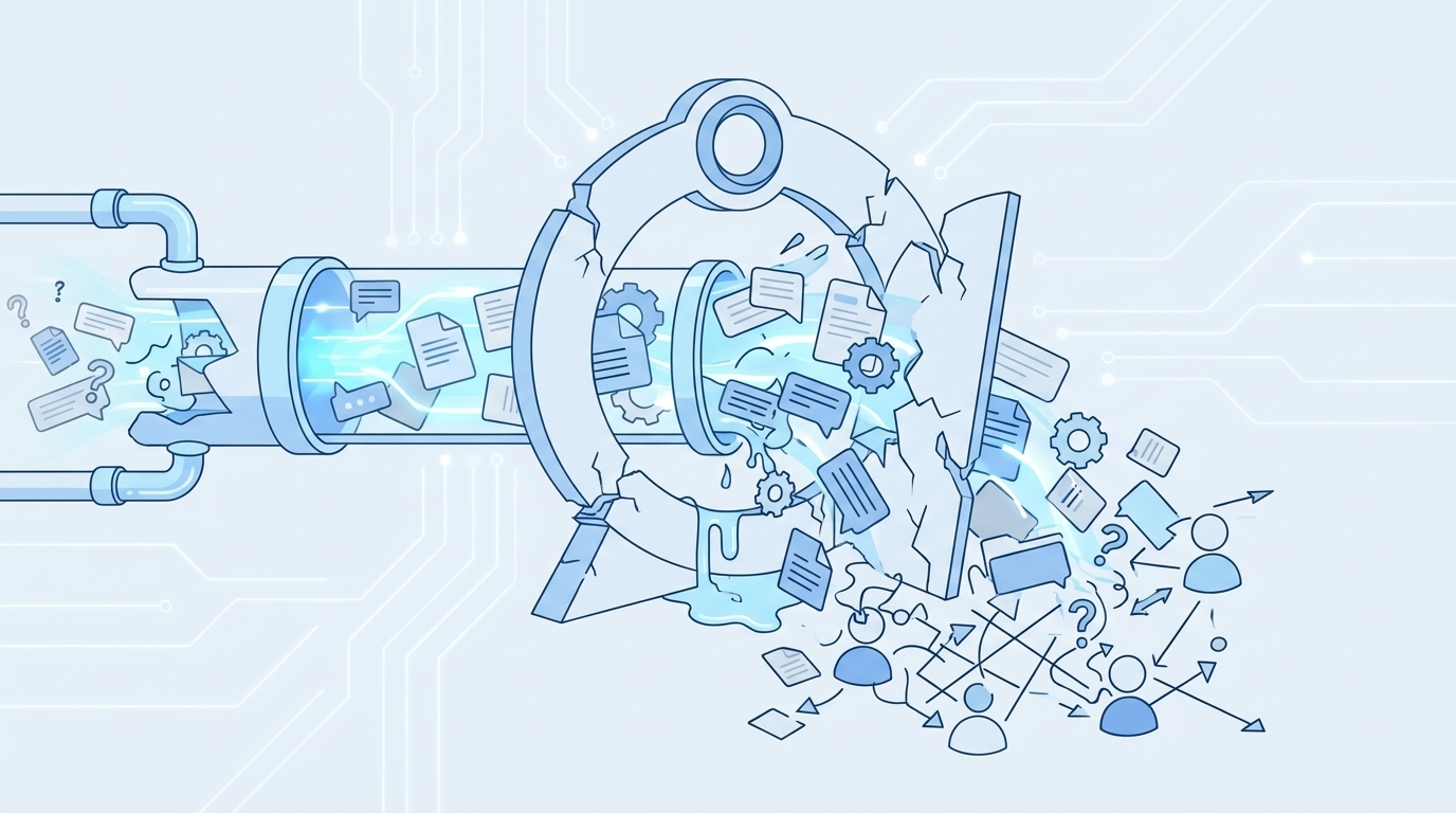 What It Feels Like When Volume Outruns Governance concept illustration - Oleno