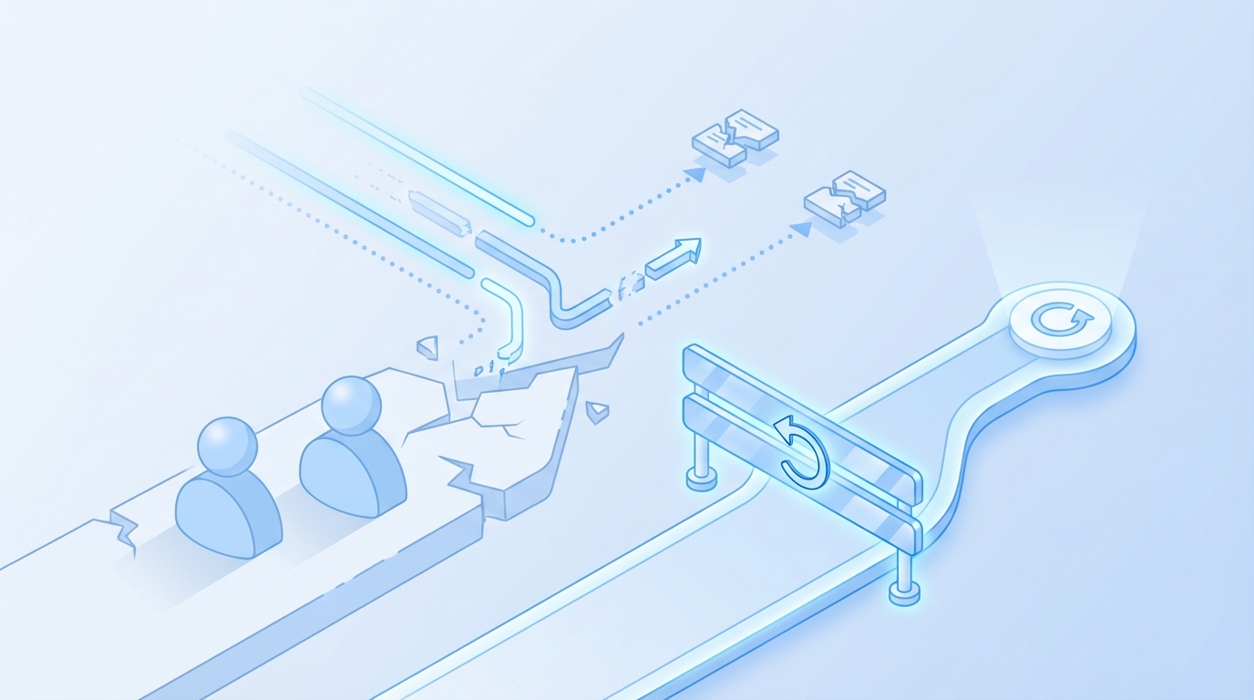 The Human Side Of Missed Signals And Stalled Bets concept illustration - Oleno