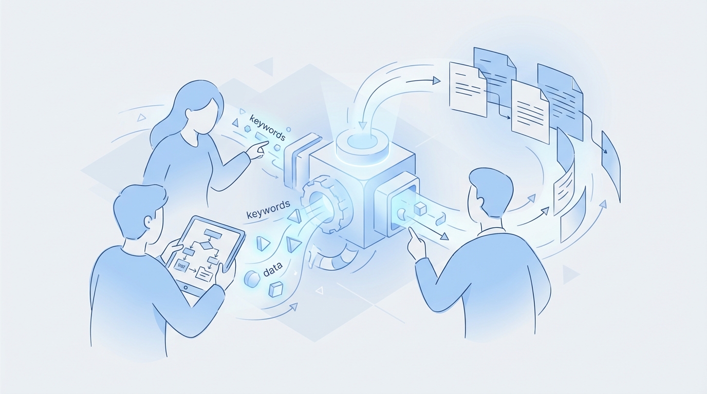 Byword for Enterprise SEO concept illustration - Oleno