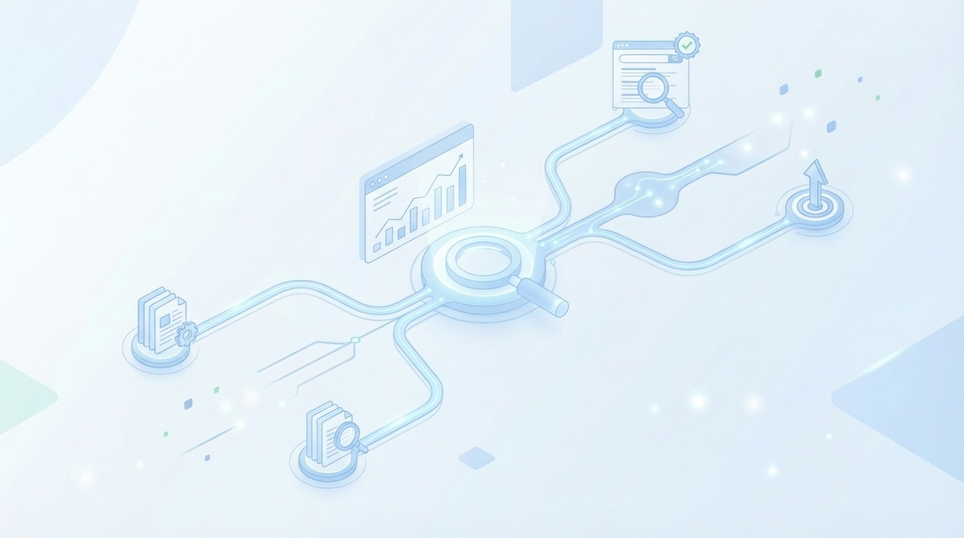 Surfer for Small Business: Data-Driven Optimization concept illustration - Oleno