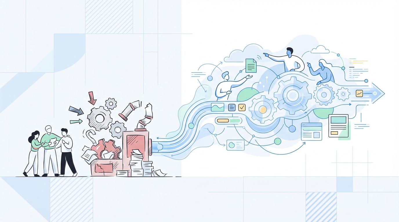 Why Most Content Platforms Break at Enterprise Scale concept illustration - Oleno