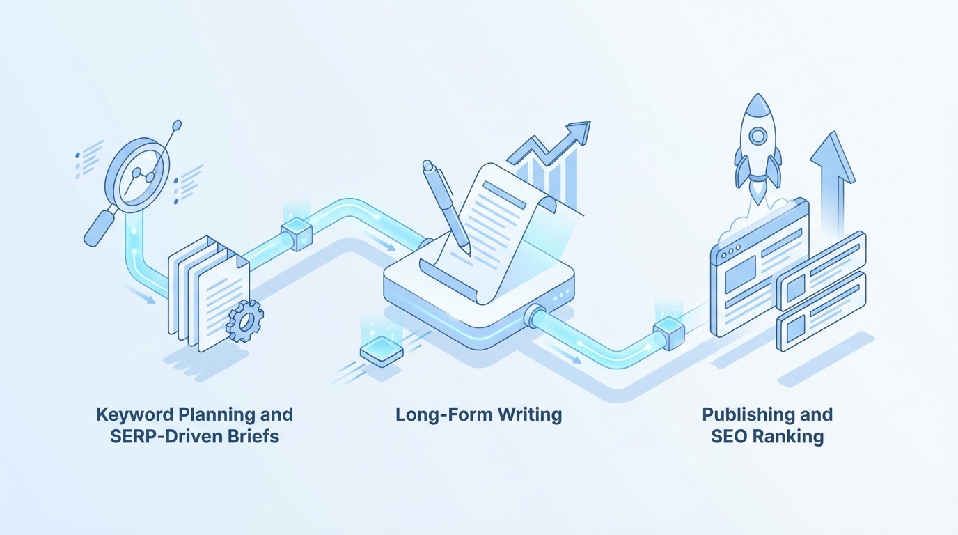 Outrank: Strengths, Limitations, and Value concept illustration - Oleno