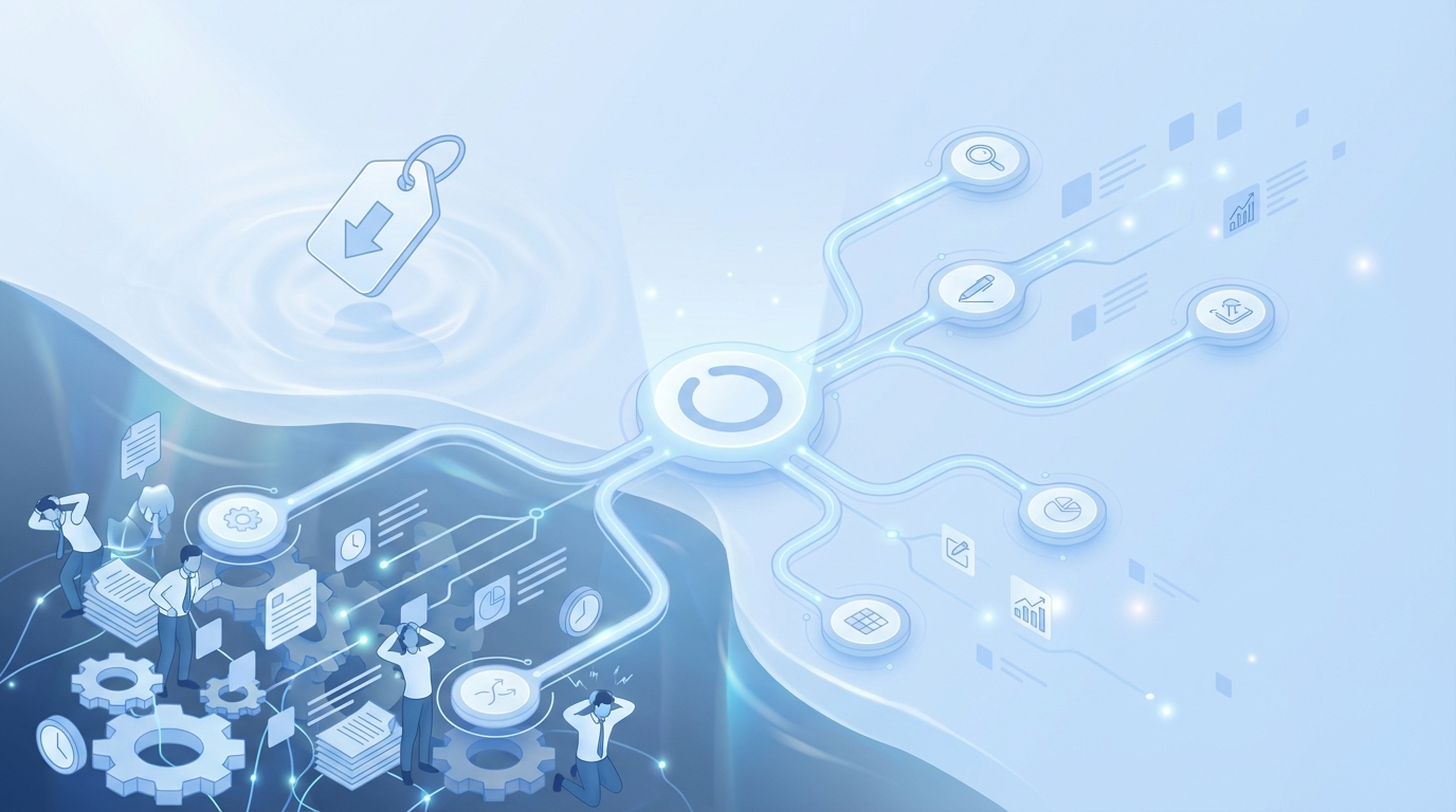 The pricing question nobody asks until it’s too late concept illustration - Oleno