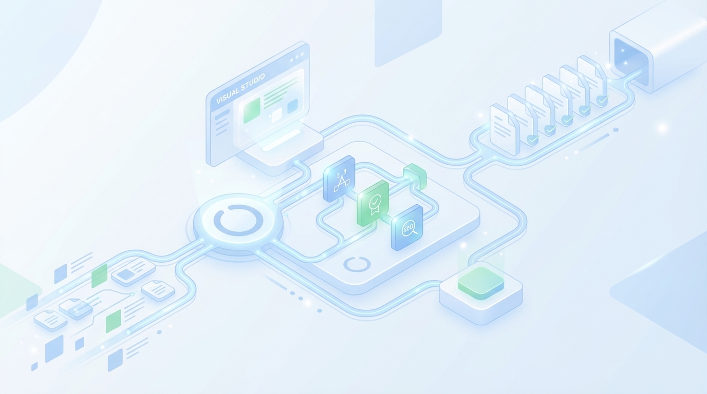 How Oleno’s Visual Studio Operationalizes These Rules concept illustration - Oleno