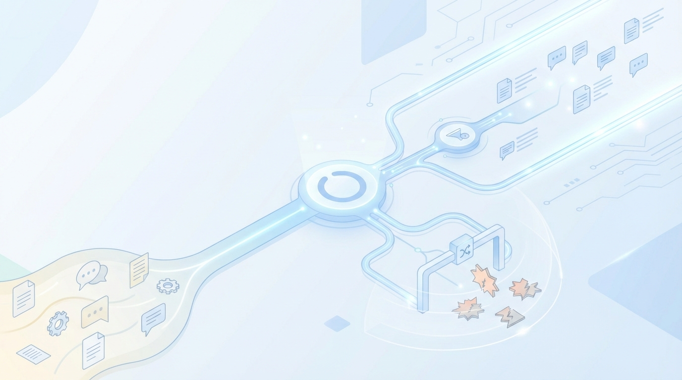 How Oleno Makes Your Voice System Stick concept illustration - Oleno