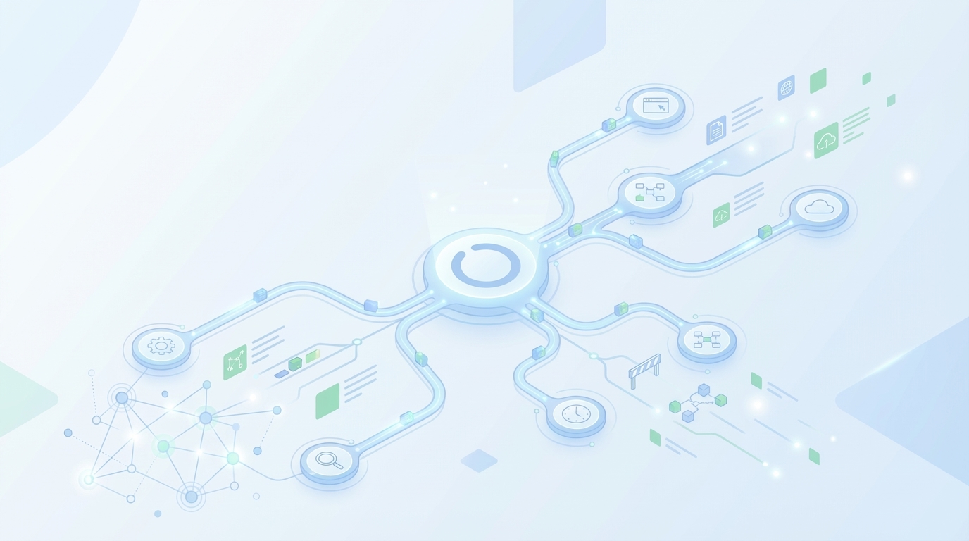 How Oleno Operationalizes Your Topic Universe End To End concept illustration - Oleno