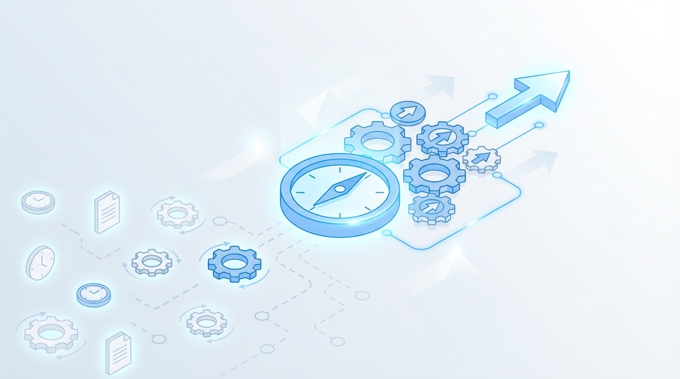 Busy Weeks, Stalled Authority concept illustration - Oleno