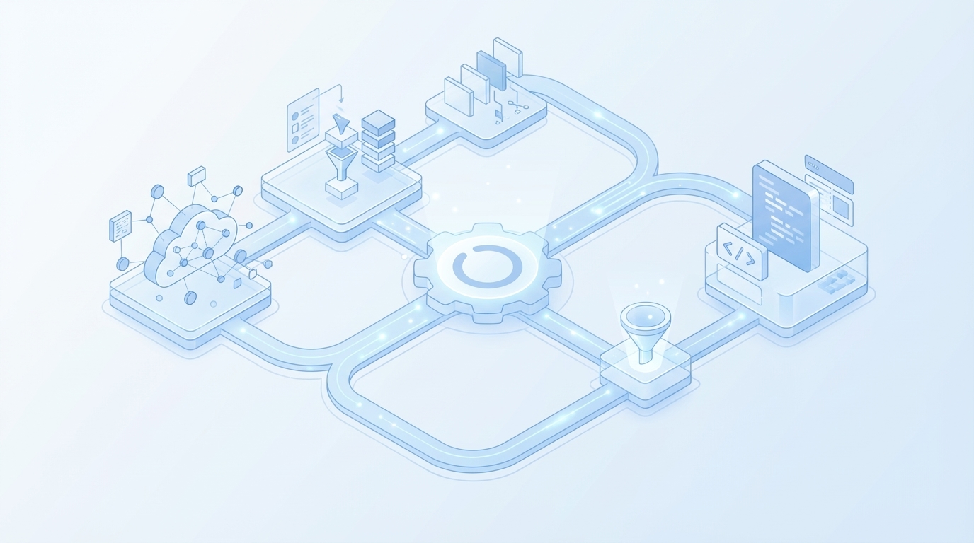 How Oleno Operationalizes The Pipeline End To End concept illustration - Oleno