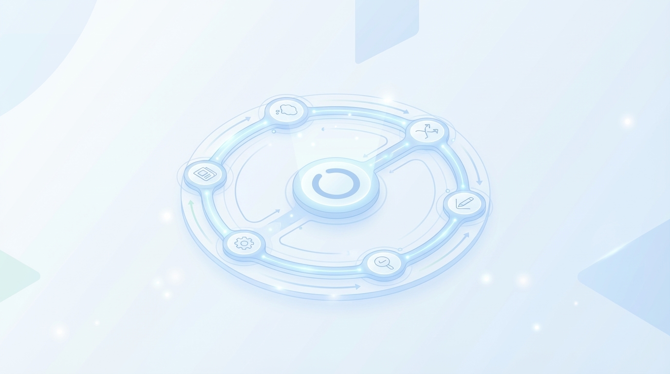 How Oleno Implements A Deterministic Topic To Publish Flow concept illustration - Oleno