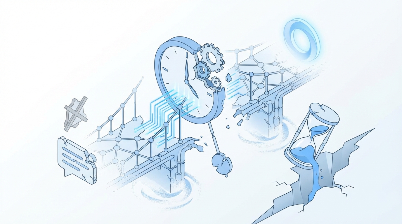 When Timing Is Off, Trust Erodes Fast concept illustration - Oleno