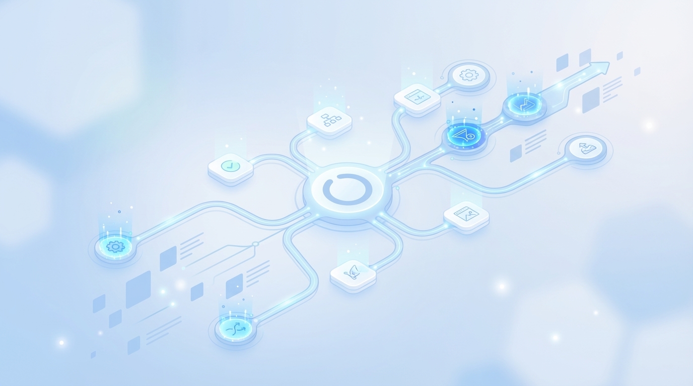 How Oleno Implements the 12 Must Haves Automatically concept illustration - Oleno