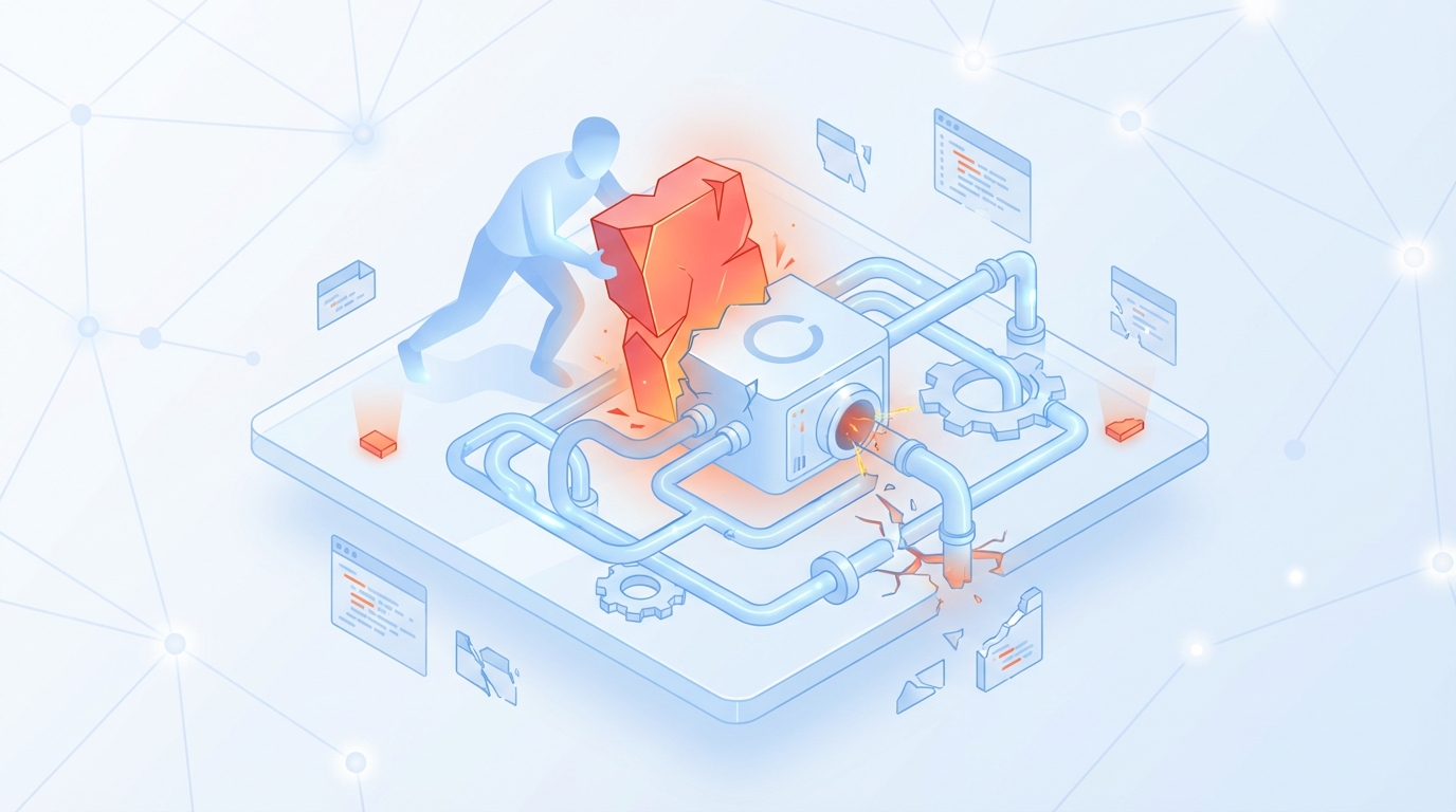 The Human Side Of Bad Releases concept illustration - Oleno