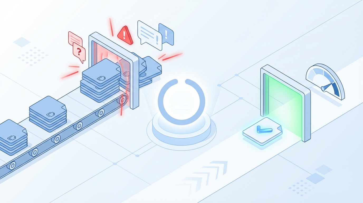 The Pain Of Shipping Content That Adds Nothing New concept illustration - Oleno