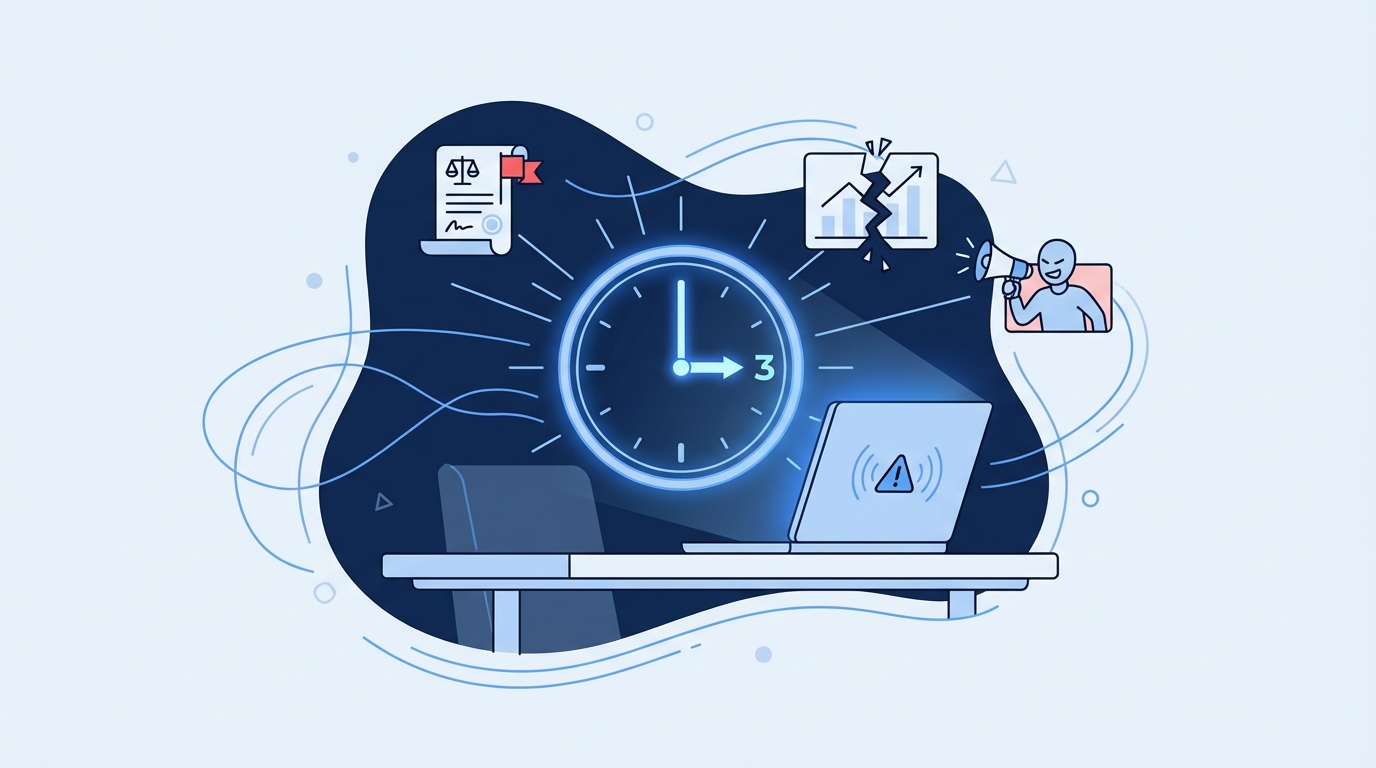 The 3am Moment No One Wants concept illustration - Oleno