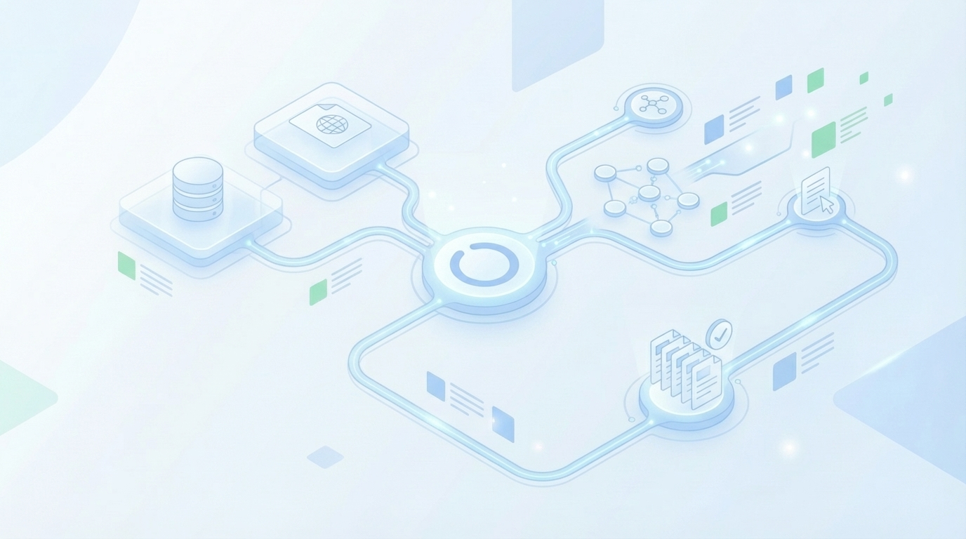 How Oleno Operationalizes Cluster Production in 90 Days concept illustration - Oleno