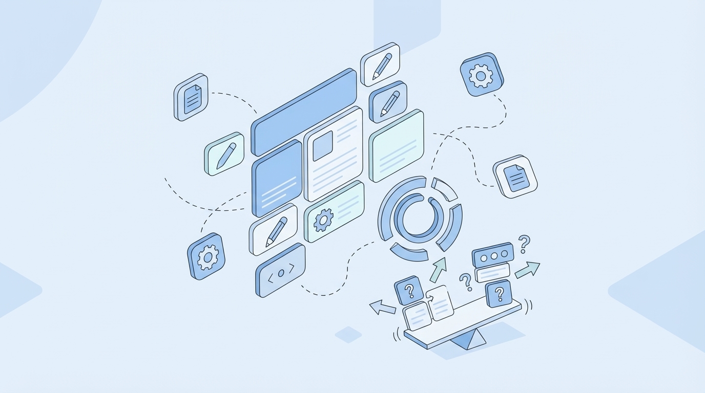 What It Feels Like When Content Ops Runs on Guesswork concept illustration - Oleno