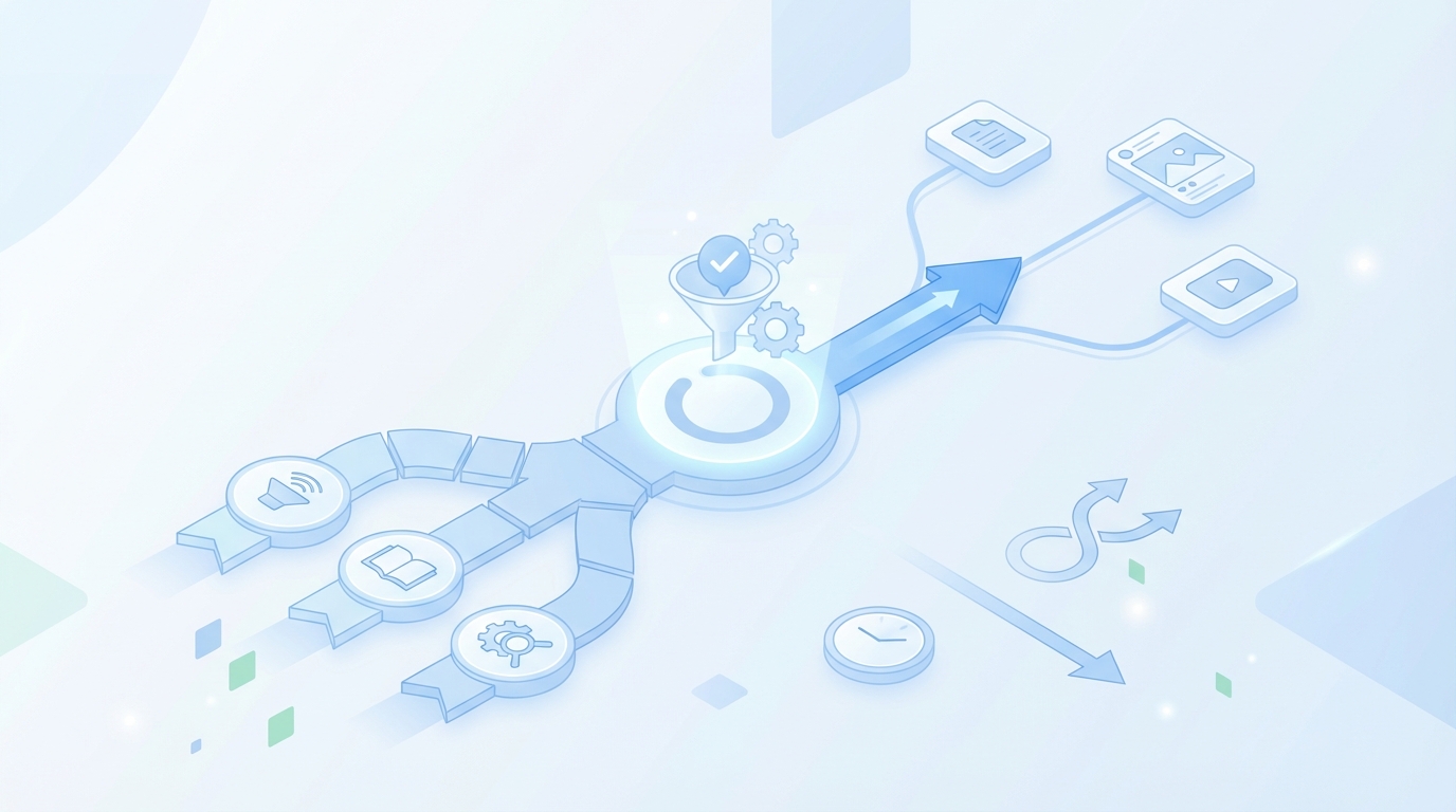 How Oleno Operationalizes Your Content Cost Model concept illustration - Oleno