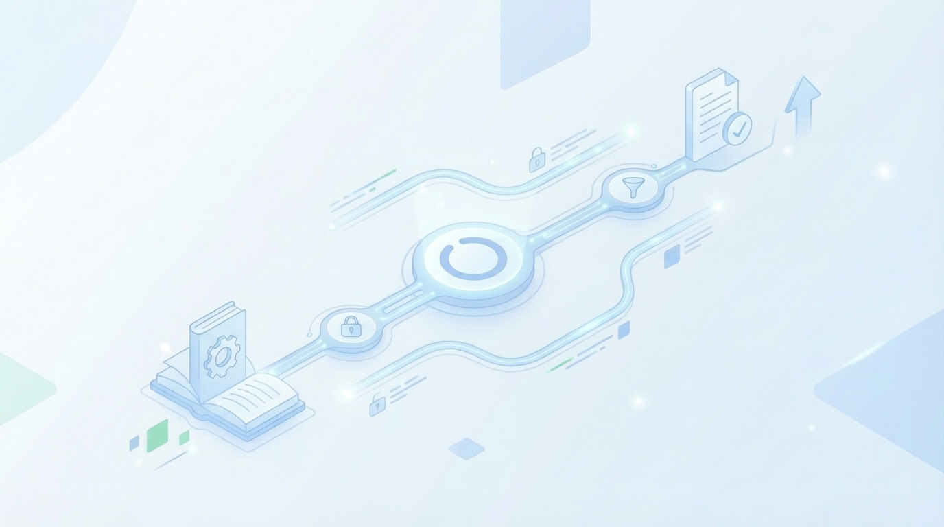 How Oleno Enforces Differentiation From Brief to Publish concept illustration - Oleno