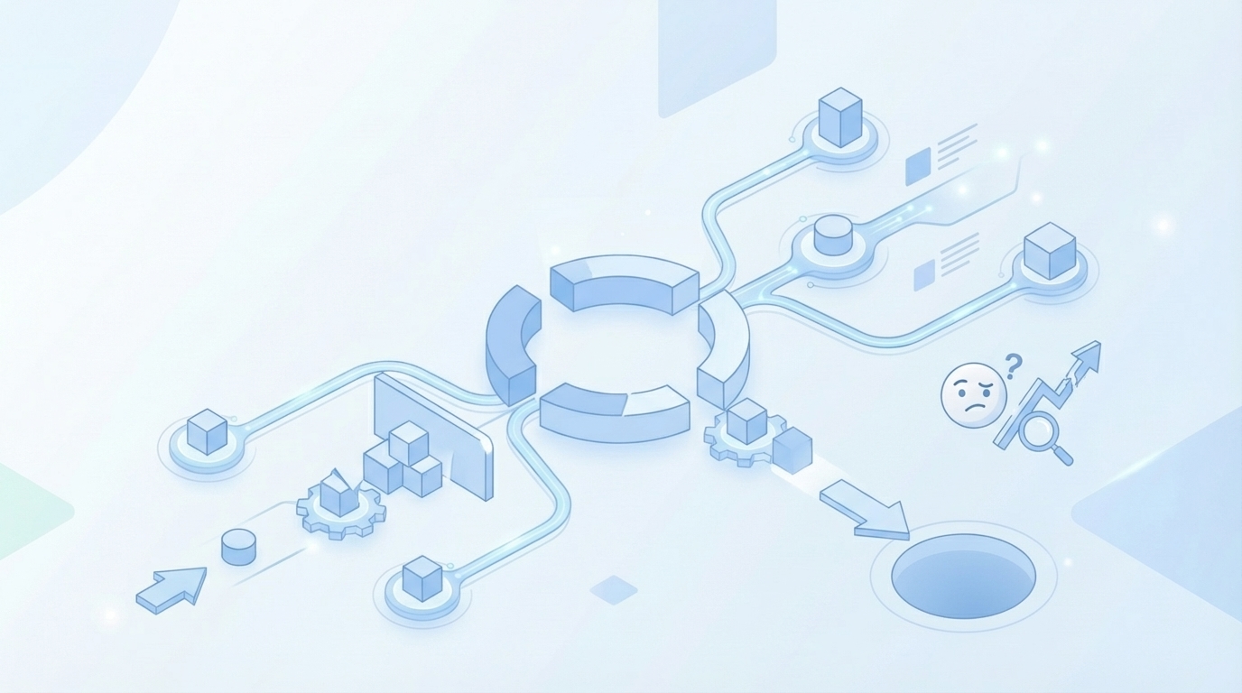 The Friction You Feel When Content Does Not Compound concept illustration - Oleno